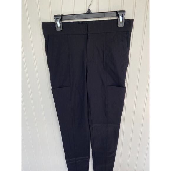 Athleta Wander Slim Pants Womens Size 4 Black Stash Pockets Athletic Hiking - Picture 2 of 4